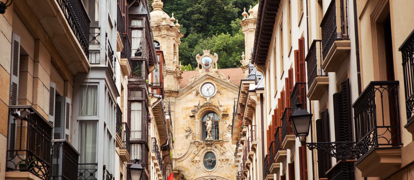 Vista urbana de San Sebastián